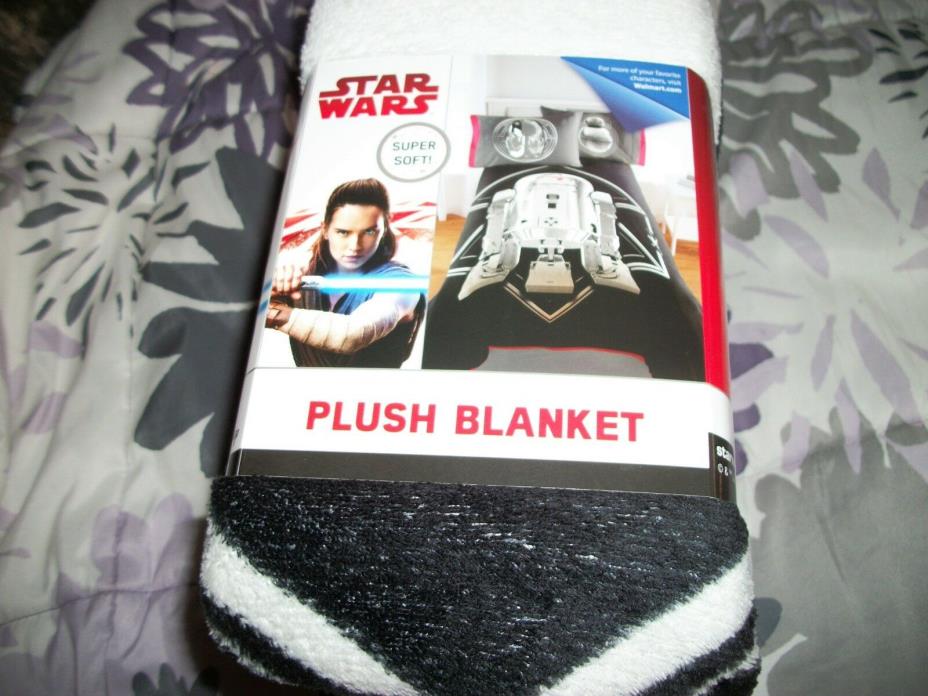 Star Wars The Last Jedi Plush Super Soft Fleece Throw Blanket 62