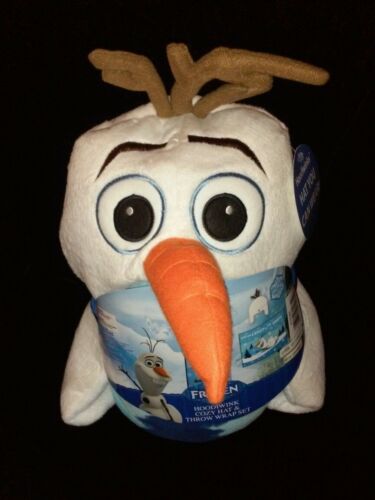 Disney's Frozen Hoodiwink Olaf Throw Wrap Set With Detachable Hat New With Tags