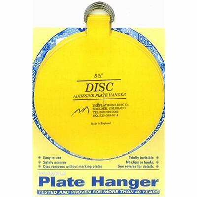 Flatirons Disc Adhesive Extra Large Plate Hanger Set (4-5.5 Inch Hangers) Home