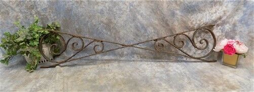 Cast Iron Bracket Sign Holder Hanger Architectural Salvage Gas Oil Vintage A