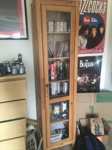 Wooden Display Case - 5 Shelves - Great For Displaying Books, Records, Etc