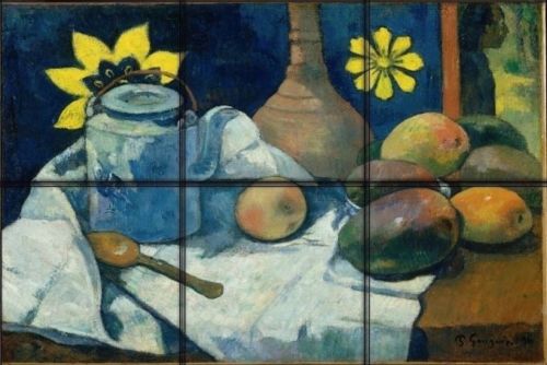 12 x 18  Ceramic Tile Mural Backsplash-Paul Gauguin Art #1106