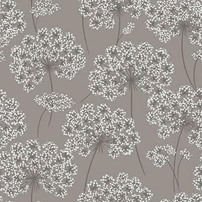NU1693 Angelica Grey Peel & Stick Wallpaper -