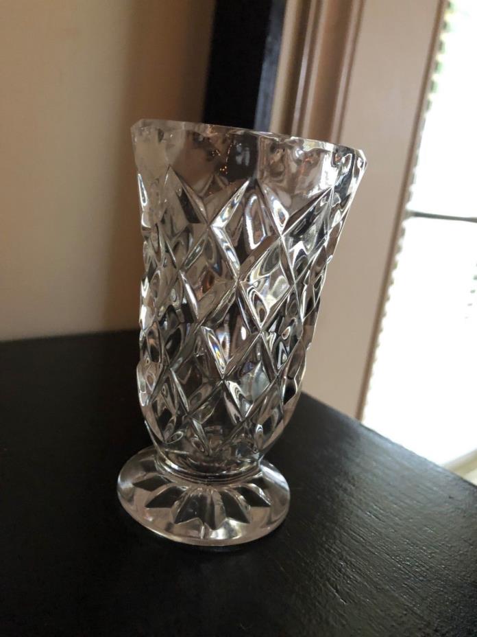 Miniature Clear Crystal Bud Vase 4