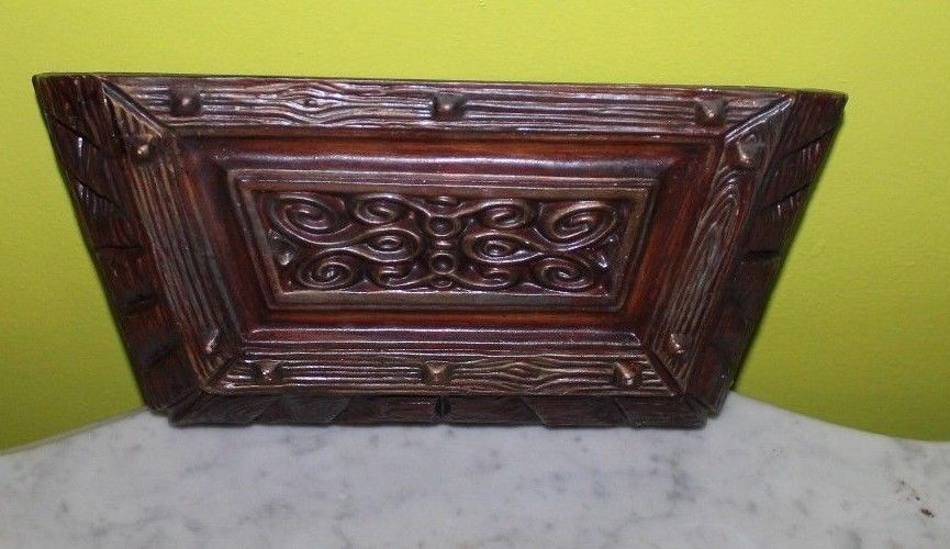 Vintage Wall Pocket Basket