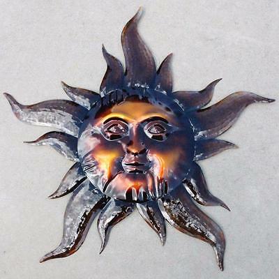 Sun Face Wall Hanging Art Large Metal Bronze Sun Face Sculpture 29