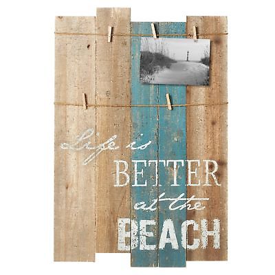CBK Wood Life Is Better At The Beach Memory Board 139423