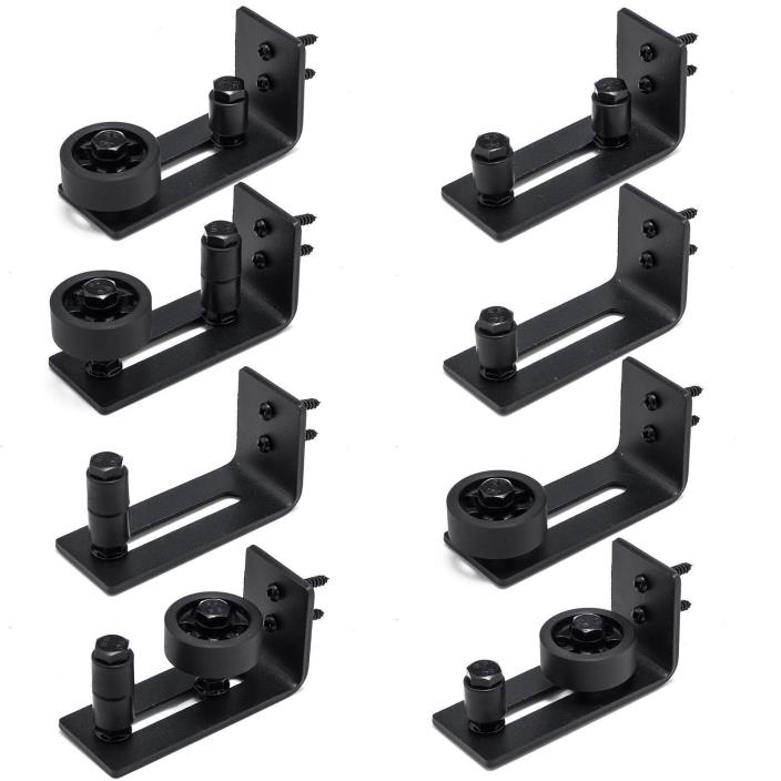 Barn Door Floor Guide Stay Roller Adjustable Wall Mount Guide 8 Different Setups