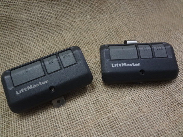 Genuine Liftmaster 893MAX 3 Button Visor Remote Control Garage Door Opener 2 Pak