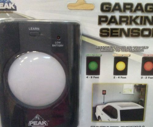 PEAK Performance GARAGE PARKING SENSOR KIT NIP LED Parking Signal Safely Park