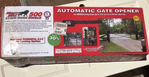 NOS Mighty Mule GTO FM500 Automatic 18ft Single Swing Gate Opener Kit (NEW)