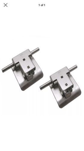 Lot of (2) Holmes-Hally SSL1P Security Slide Bolt - Garage, Gate, Door Lock
