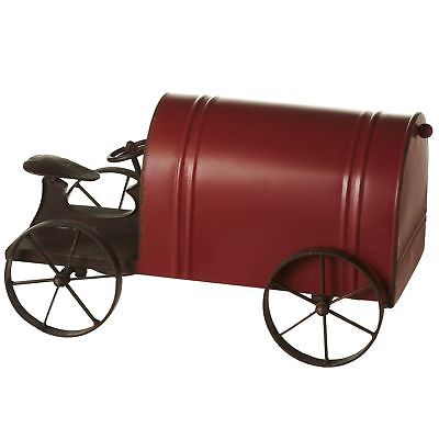 CBK Metal Red Tractor Mail Box 153372