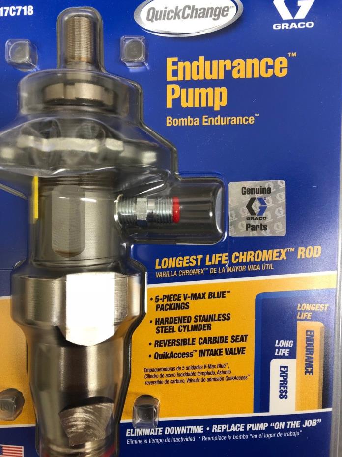 Graco 17C718 Endurance Pump Lower for Graco 390, 395, 490, 495