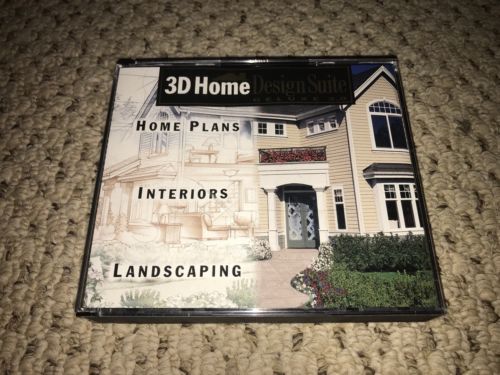 3D Home Design Suite Deluxe 3.0 By Broderbund (Home Plans) (PC, CD-ROM)