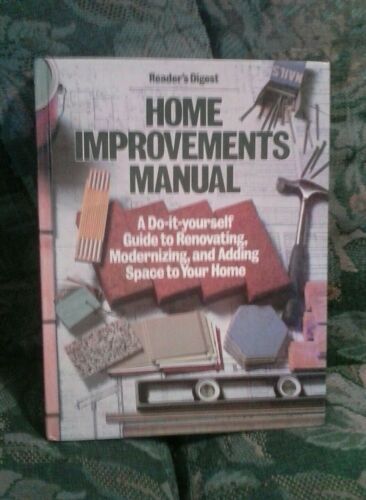 Vintage! Readers Digest Home Improvement Manual Book Hardback 1982