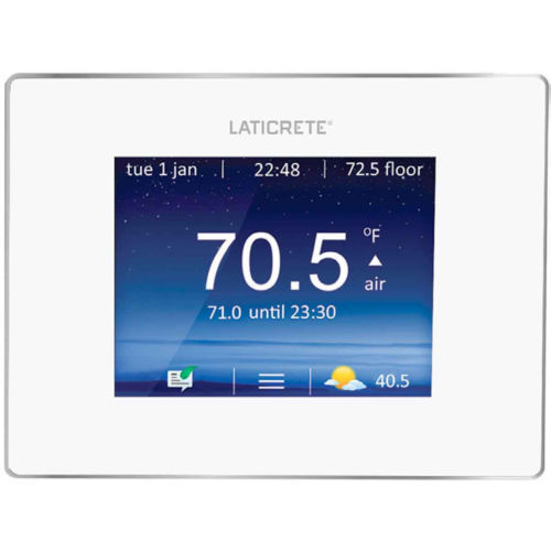 Laticrete Strata Heat Programmable Thermostat Schluter Floor Heat Tile