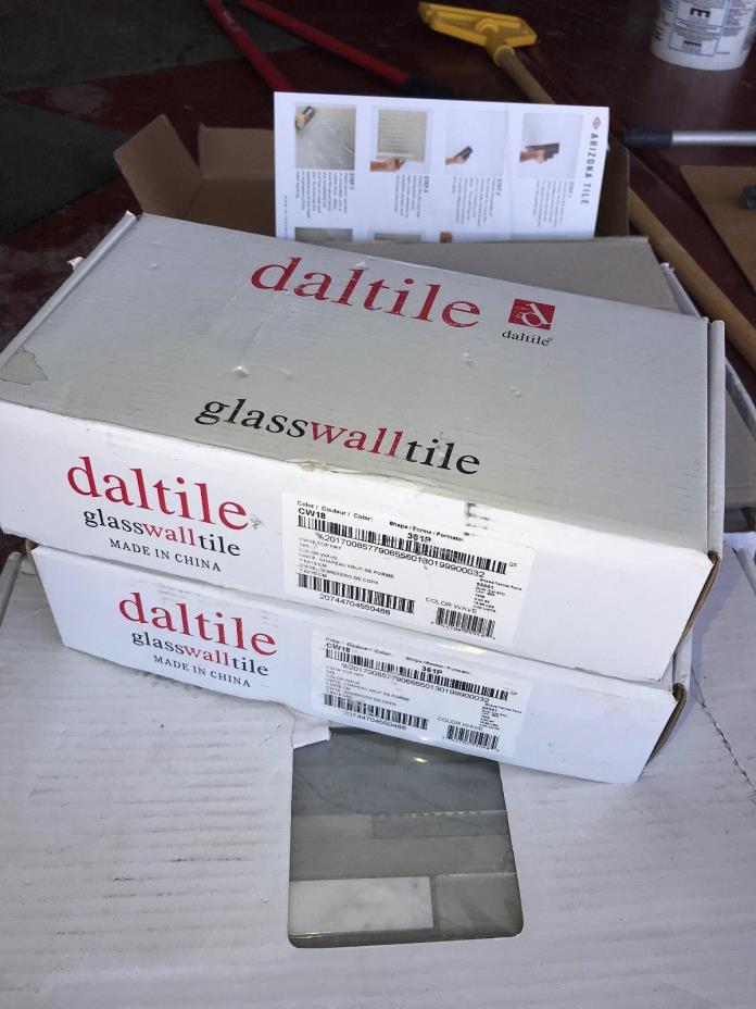 Daltile Color Glass Tile - CW18 Top Hat - 3 X 6 Brick-8SQ Feet