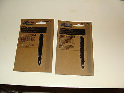 TWO (2) BLUE HAWK TILE JIGSAW BLADES