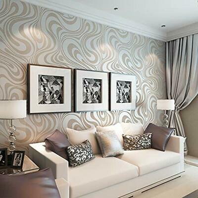 QIHANG Modern Luxury Abstract Curve 3d Wallpaper Roll Mural Papel De Parede For