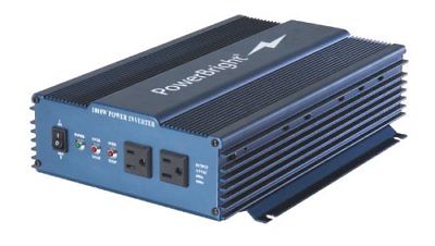 Power Bright APS1000-12 Pure Sine Power Inverter 1000 Watt continuous / 2000 12