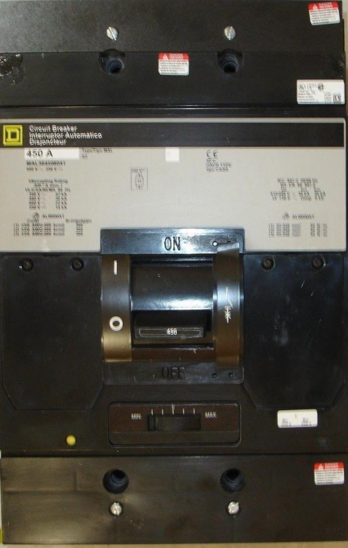 New Square D MAL36450  MAP36450 MAF36450 450 amp Circuit Breaker Free Shipping