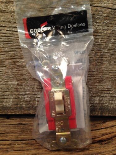 New Cooper 2223V Ivory 3 Way Switch 20A-120 USA
