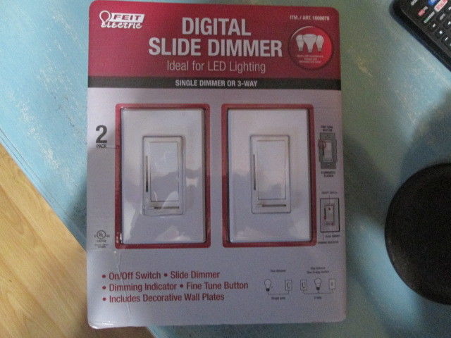 (New) Feit Electric Digital Slide Dimmer - Single or 3-Way #1600078