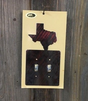 Lazart Rustic Texas Collector's Series Cowboy Cabin Light Switch Cover Plate