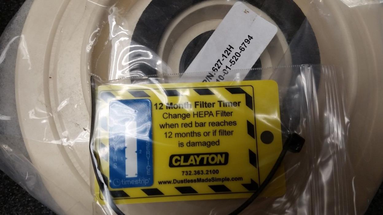 Clayton 627-12H NSN 4310-01-520-6794 Warthog Vacuum HEPA Filter