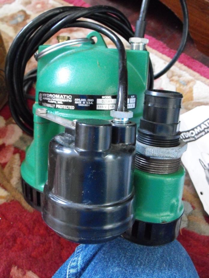 Hydromatic Submersible Sump Pump D25A1