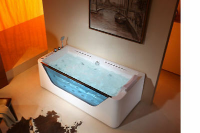 JETTED BATHTUB ,Whirlpool & Air Massage, waterfall,Air-Bubbl ,Heater.US Warranty