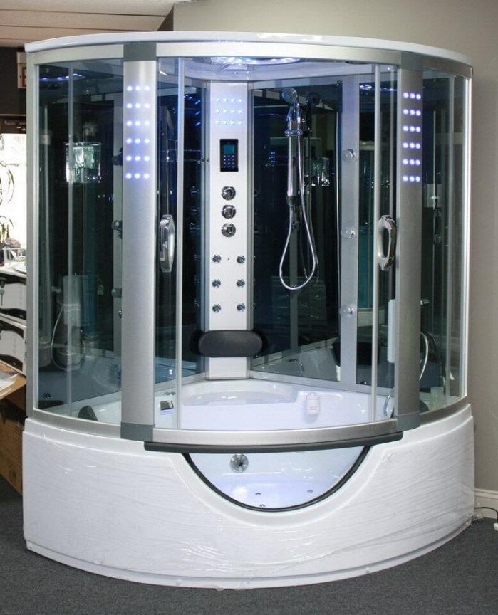 Two Person Steam Shower, Aromatherapy & Whirlpool,Bluetooth,USA Warranty.sale