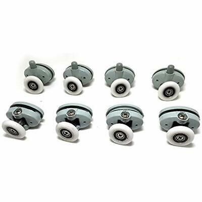 Set Of 8 Single Shower Door ROLLERS /Runners /Wheels 25mm Diameter CY-301AB-3