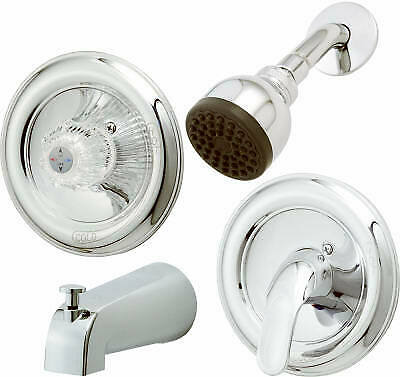 HOMEWERKS WORLDWIDE LLC Tub & Shower Faucet, Pressure-Balancing, Chrome Finish