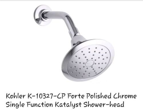 Kohler K-10327-CP Forte Polished Chr Single Function Katalyst shower head lot 40