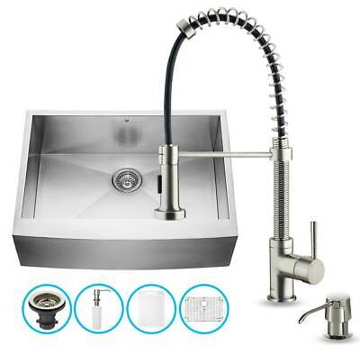 30 in. Stainless Steel Kitchen Sink and Faucet Set [ID 2238981]