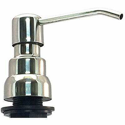 SSD4 Polished Stainless Steel Sink Soap Dispenser, Large - Capacity 17 Ounce