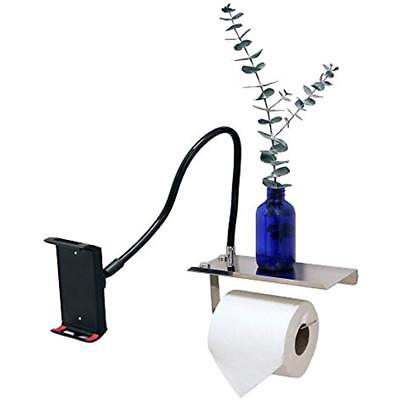 Cell Toilet Paper Holders Throne Phone And Tablet Mount Stainless Steel Flexible