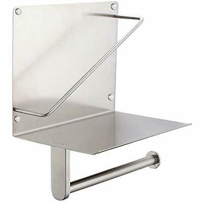 Toilet Paper Holder Magazine Rack, Bathroom Accessories SUS 304 Stainless Steel