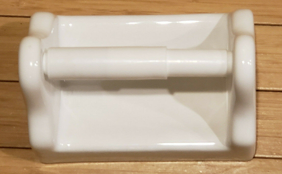 New Porcelain Toilet Paper Holder - Free Shipping