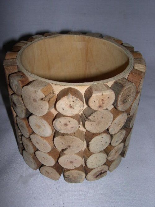 WOOD & TREE BRANCH PIECES TOILET PAPER HOLDER