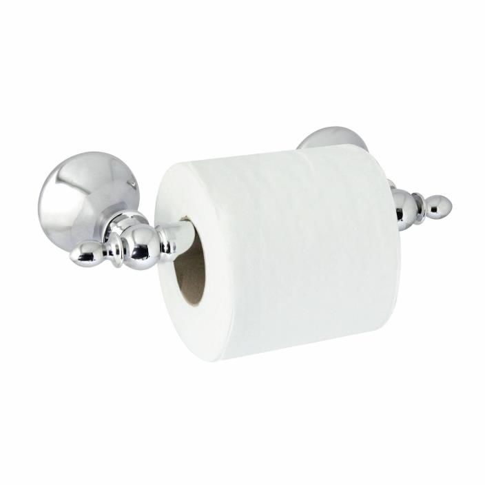 MODONA Toilet Paper Holder with Stainless Steel Roller Polished Chrome