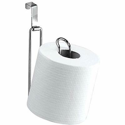 MDesign Toilet Paper Holders Metal Over The Tank Tissue Roll Dispenser And For -