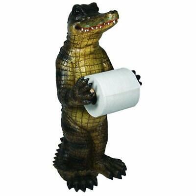 River&39s Edge Alligator Standing Toilet Paper Holder, Green Sports &