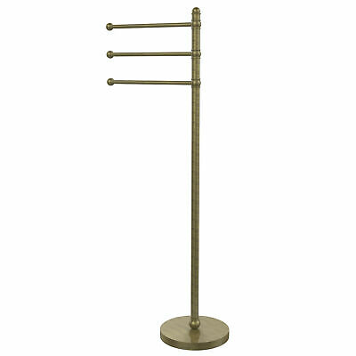 Allied Brass Universal Free Standing Towel Stand Antique Brass