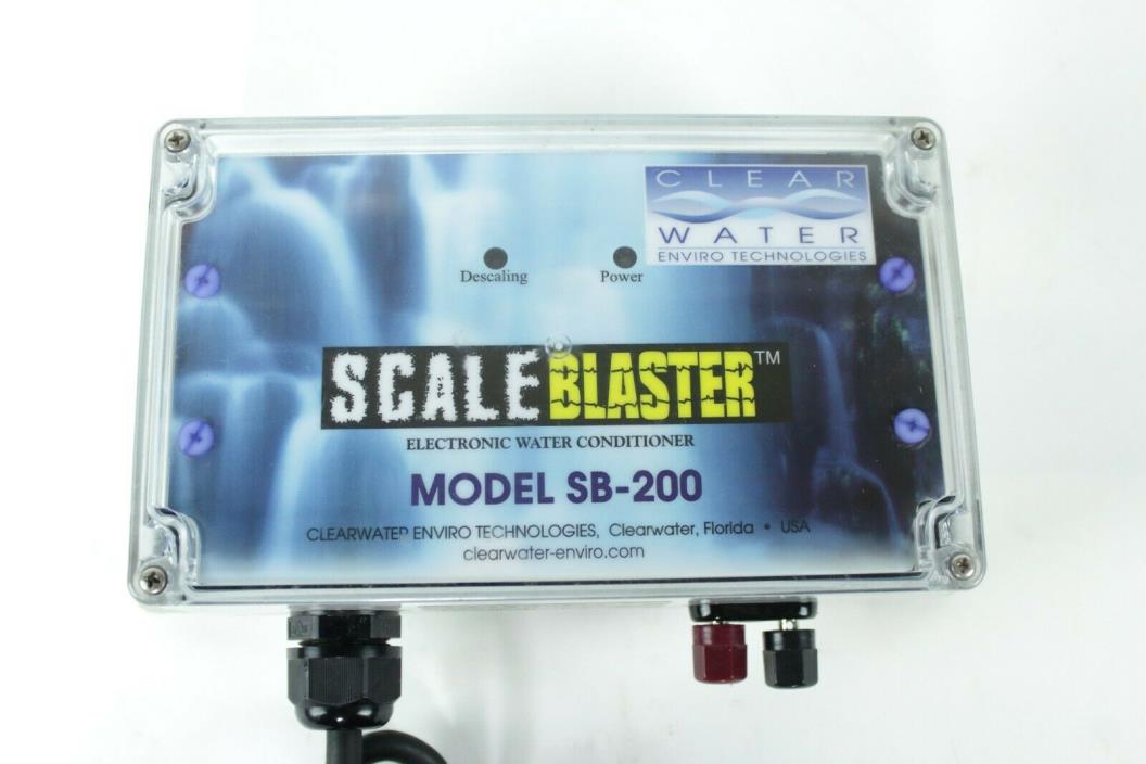 ScaleBlaster hard Water Softener Conditioner SB-200 Industrial Large Home Unit