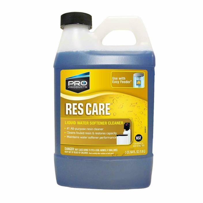 ResCare RK64N All-Purpose Water Softener Cleaner Liquid Regenerate Refill 64 Oz.