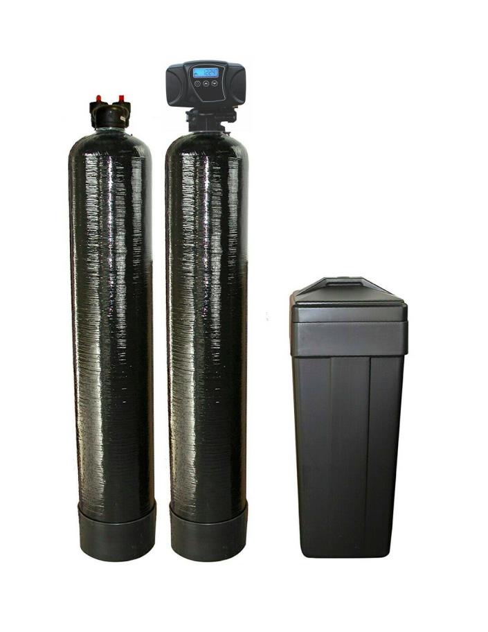 Pentair Fleck 5600sxt 64,000 Water Softener & Upflow Carbon Filter