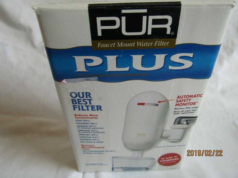 Pur Plus faucet mount water filter, easy to install